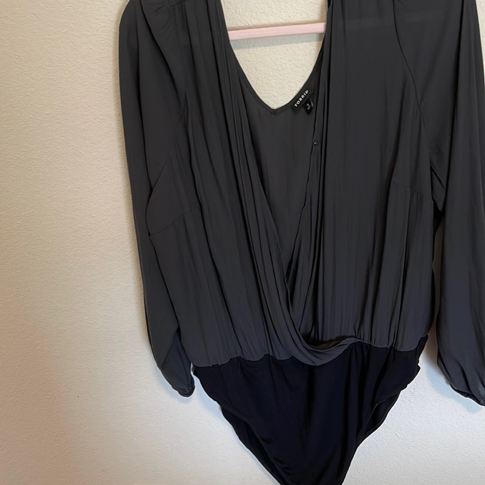 Torrid Plus Size 3X Bodysuit Black